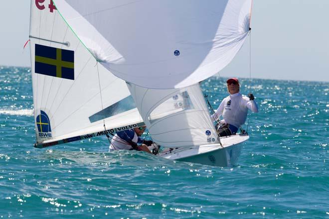 2014 ISAF Sailing World Cup Mallorca - 470 Men medal race, Anton DAHLBERG and Fredrik BERGSTROM © Thom Touw http://www.thomtouw.com
